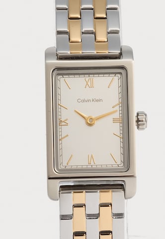 Calvin Klein - Reloj analógico 'LIGHT' en plata: frente