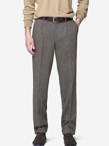 Regular Pantalon chino 'Milano 2-8814' MEYER en gris : devant