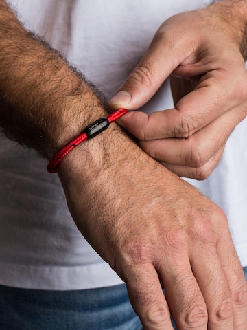 Akitsune Armband 'Silvus' in Rot