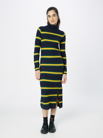 TOMMY HILFIGER Knitted dress in Blue: front