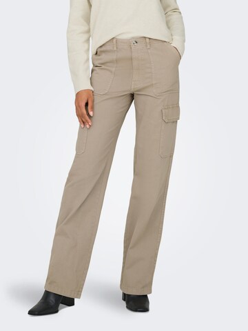 ONLY Regular Cargo trousers 'ONLMALFY' in Beige: front