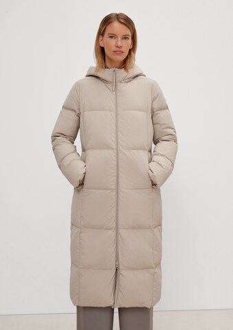 COMMA Winter Coat in Beige: front