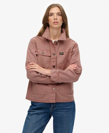 Veste mi-saison 'Chore' Superdry en rose