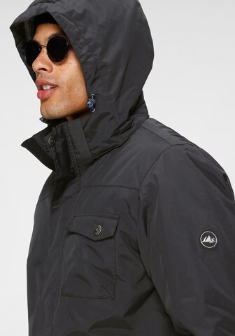 POLARINO Outdoorjacke in Schwarz