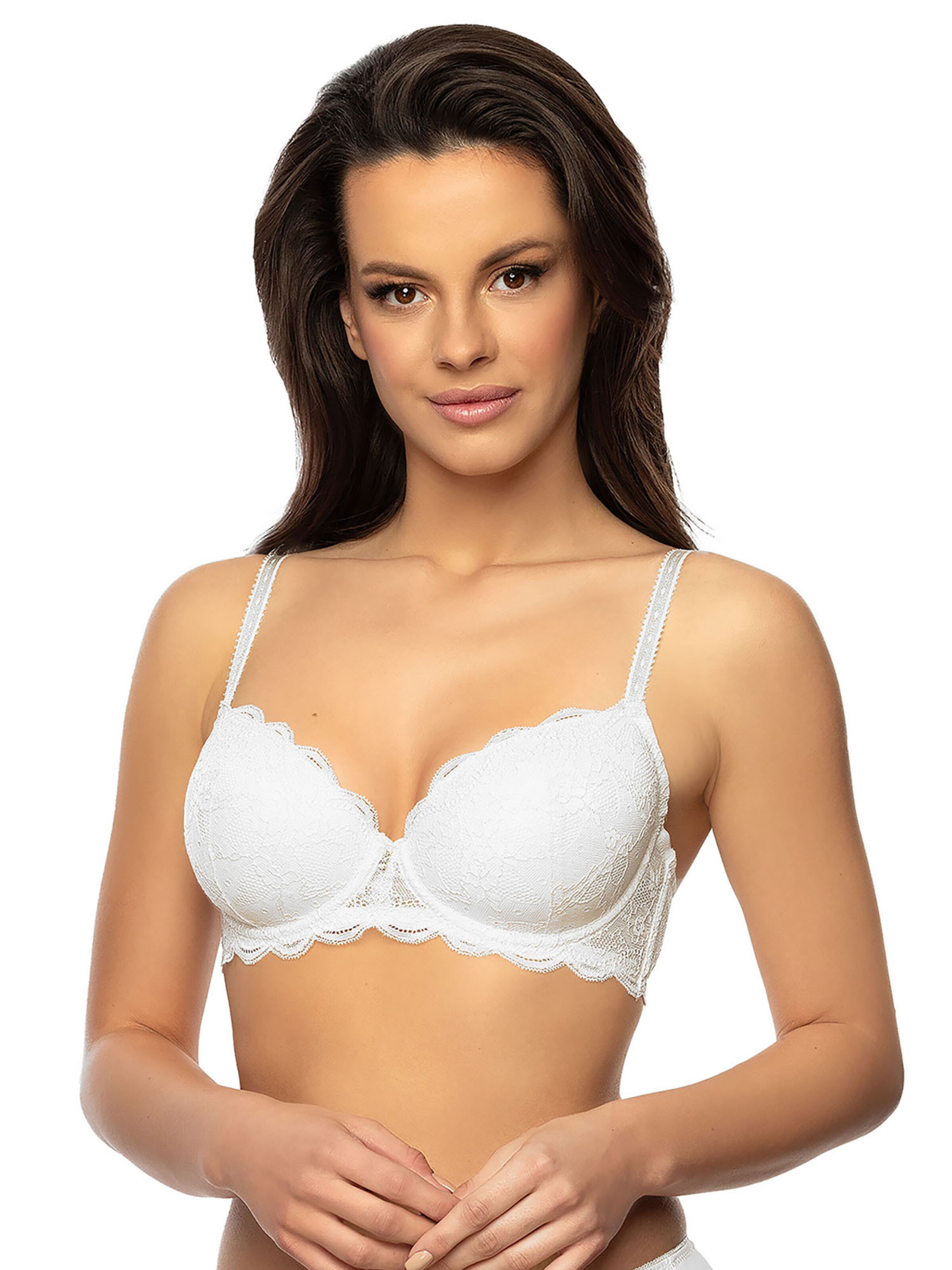 VIANIA Bra 'Ava' in White: front