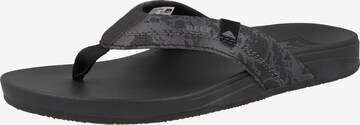 REEF Beach & Pool Shoes 'Cushion Spring ' in Black: front