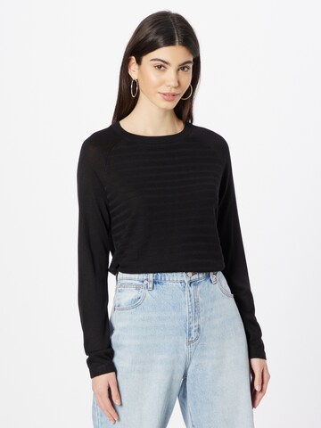 QS Sweater in Black: front