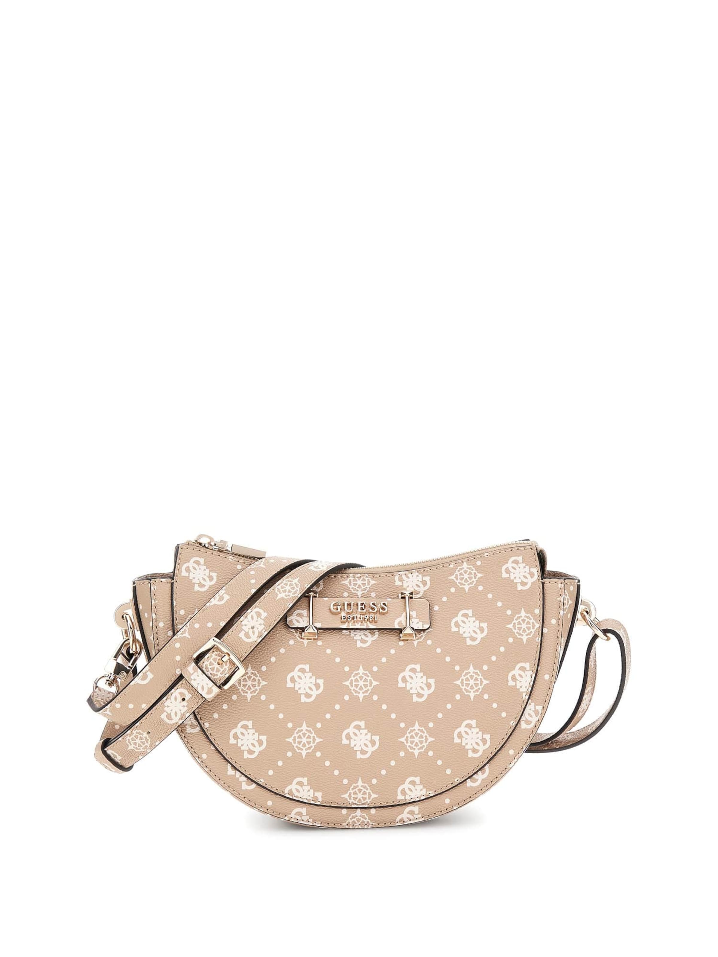 GUESS Schultertasche 'Silia' in Beige: Vorderseite