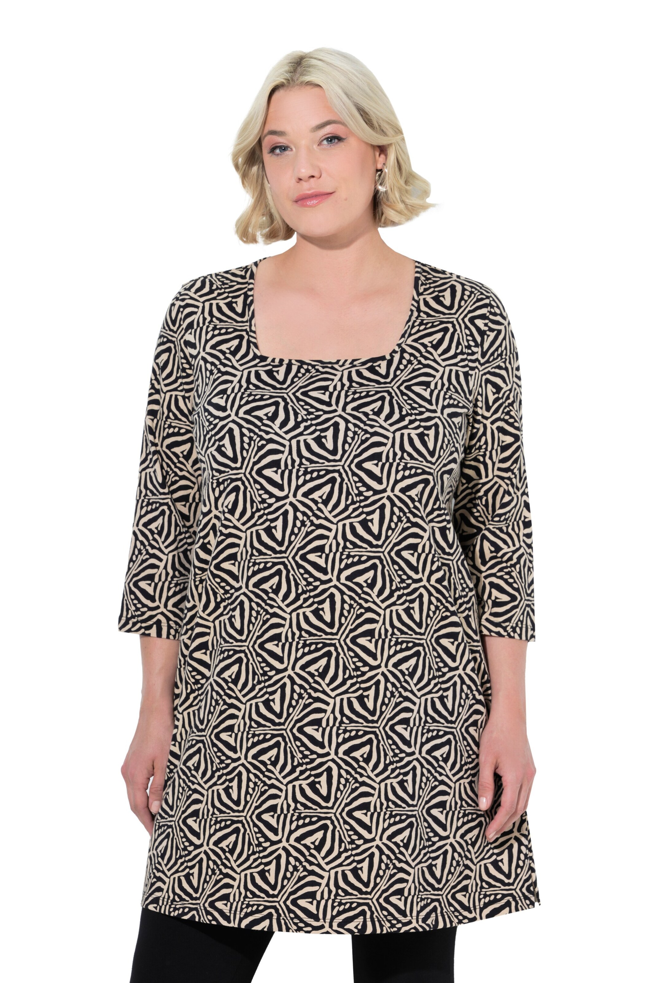 Ulla Popken Shirt in Black: front