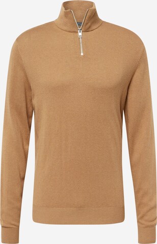 JACK & JONES Pullover 'Emil' i brun: forside