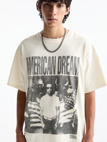 T-Shirt Pull&Bear en jaune