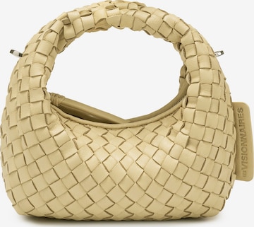 Les Visionnaires Handbag 'Greta Micro weave' in Yellow: front