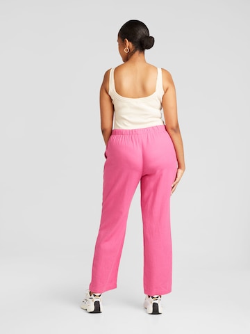 ONLY Carmakoma Loose fit Trousers 'Caro' in Pink