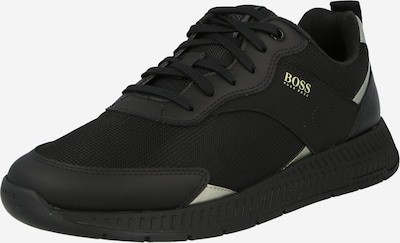 BOSS Casual Sneaker low 'Titanium Runn' i sølvgrå / sort, Produktvisning
