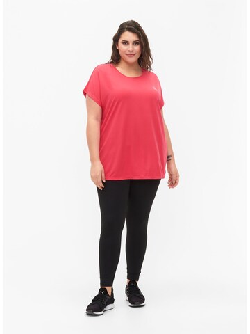 Active by Zizzi Shirt 'Abasic' in Pink