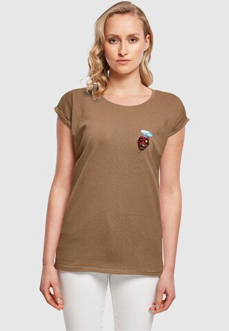 ABSOLUTE CULT T-Shirt 'Deadpool - Zombie Head' in Grün: predná strana