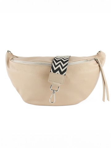 lePelou Fanny Pack 'PELLEGRINA' in Beige: front