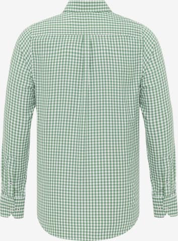 DENIM CULTURE Regular fit Button Up Shirt 'TONEY' in Green
