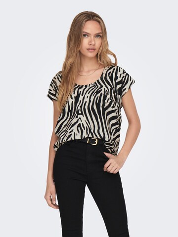 JDY - Blusa 'CAMILLE' em cinzento: frente