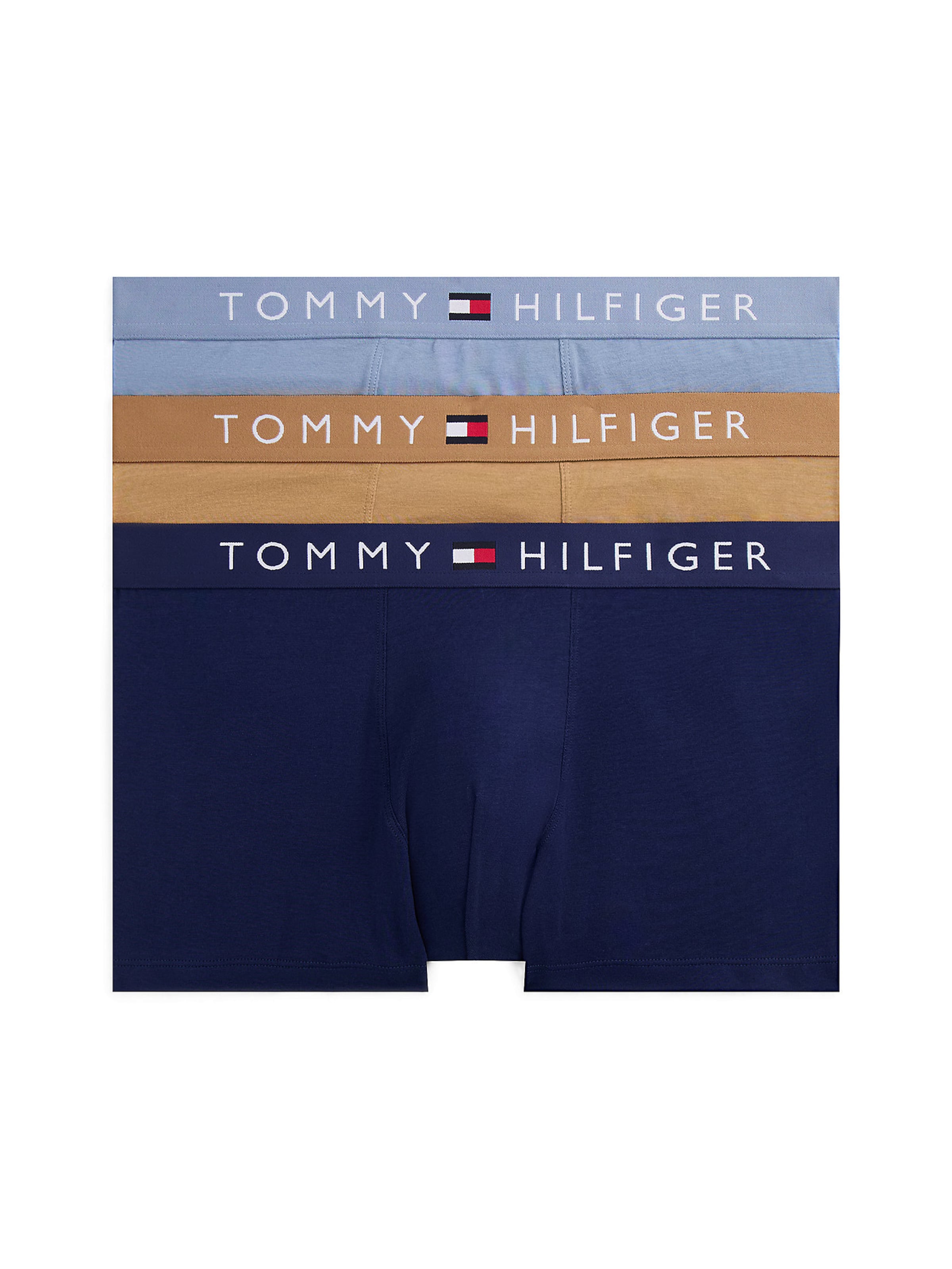 TOMMY HILFIGER Boxershorts 'Original' in navy / hellblau / gelb, Produktansicht