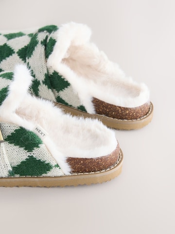 Pantoufle Next en vert