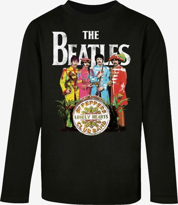 T-Shirt 'The Beatles Sgt Pepper' F4NT4STIC en noir : devant