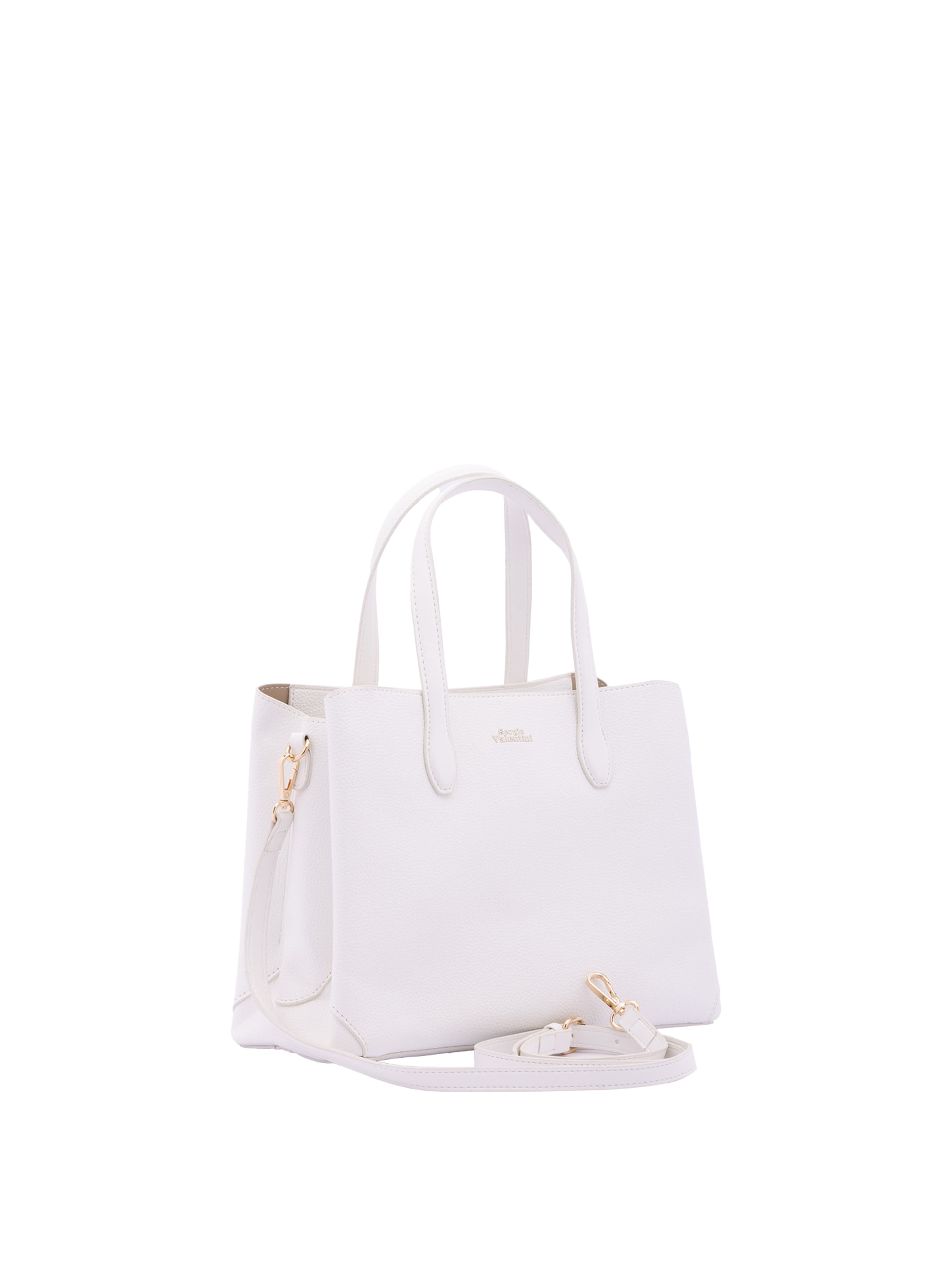 Borsa a mano di Sergio Valentini in bianco: frontale