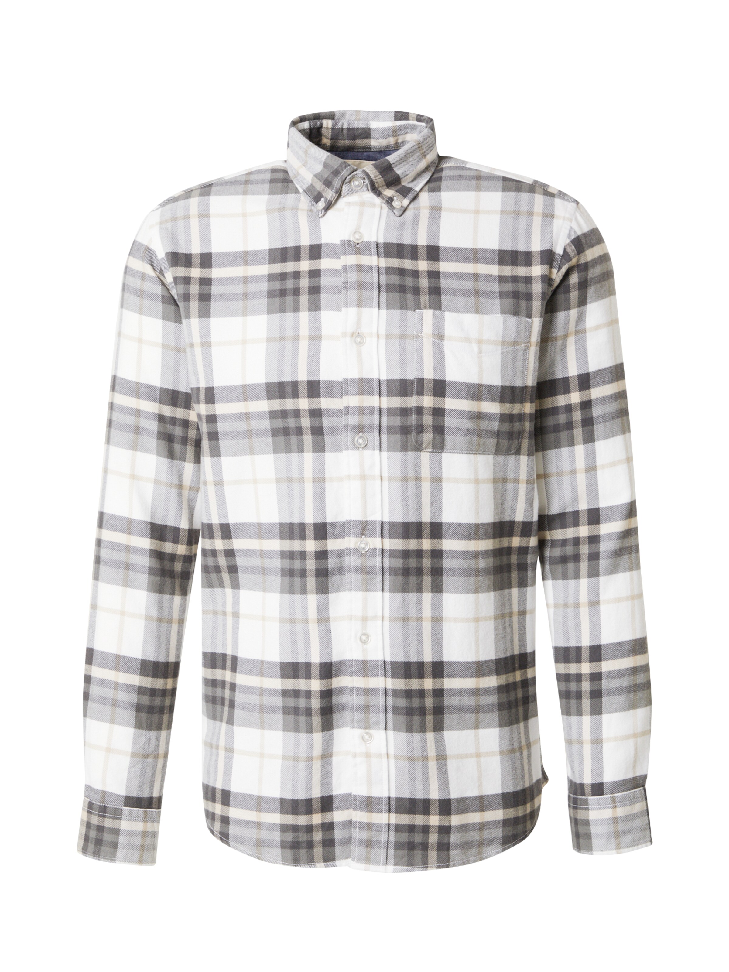 JACK & JONES - Ajuste regular Camisa 'JPRBLunorris' en gris: frente