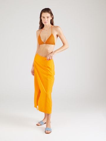 Monki Triangel Bikinioverdel i orange