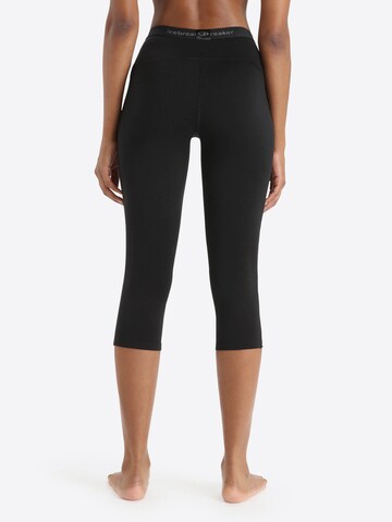ICEBREAKER Skinny Fit Спортен панталон '200 Oasis' в черно