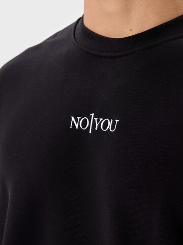 Ossy Homer Sweatshirt '450 GSM Heavy Cotton Oversize' in Black