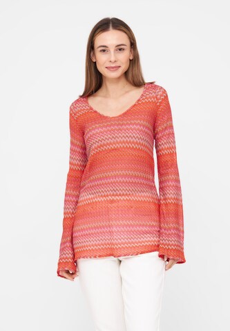 TOOche Blouse 'Mexico' in Orange: front