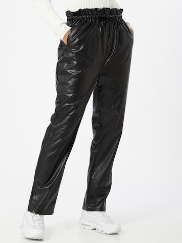 Loosefit Pantalon Gina Tricot en noir : devant