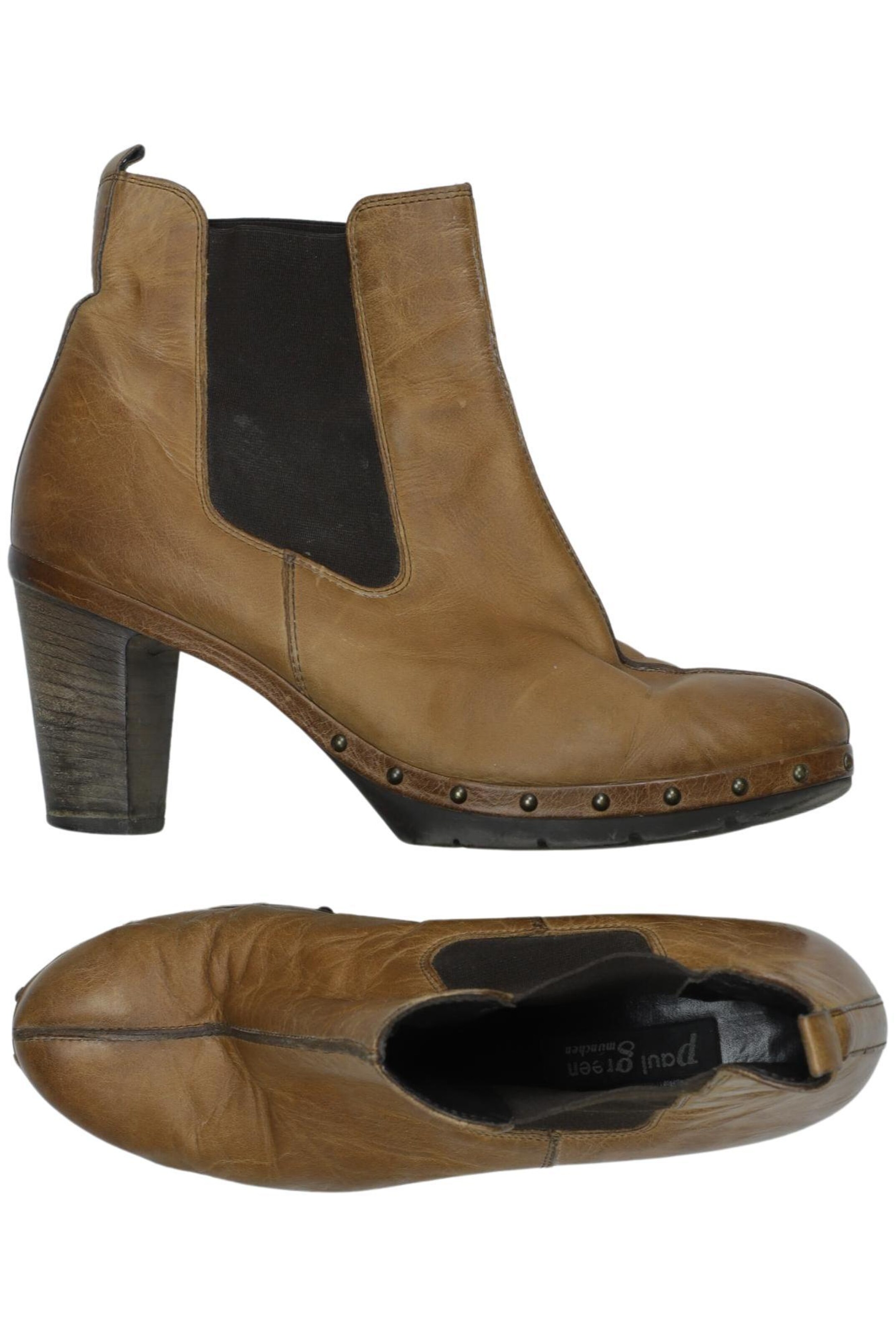 Paul Green Dress Boots in 41 in Brown: front