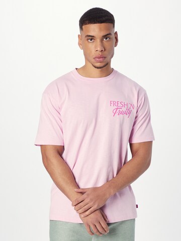 SCOTCH & SODA T-shirt i rosa: framsida