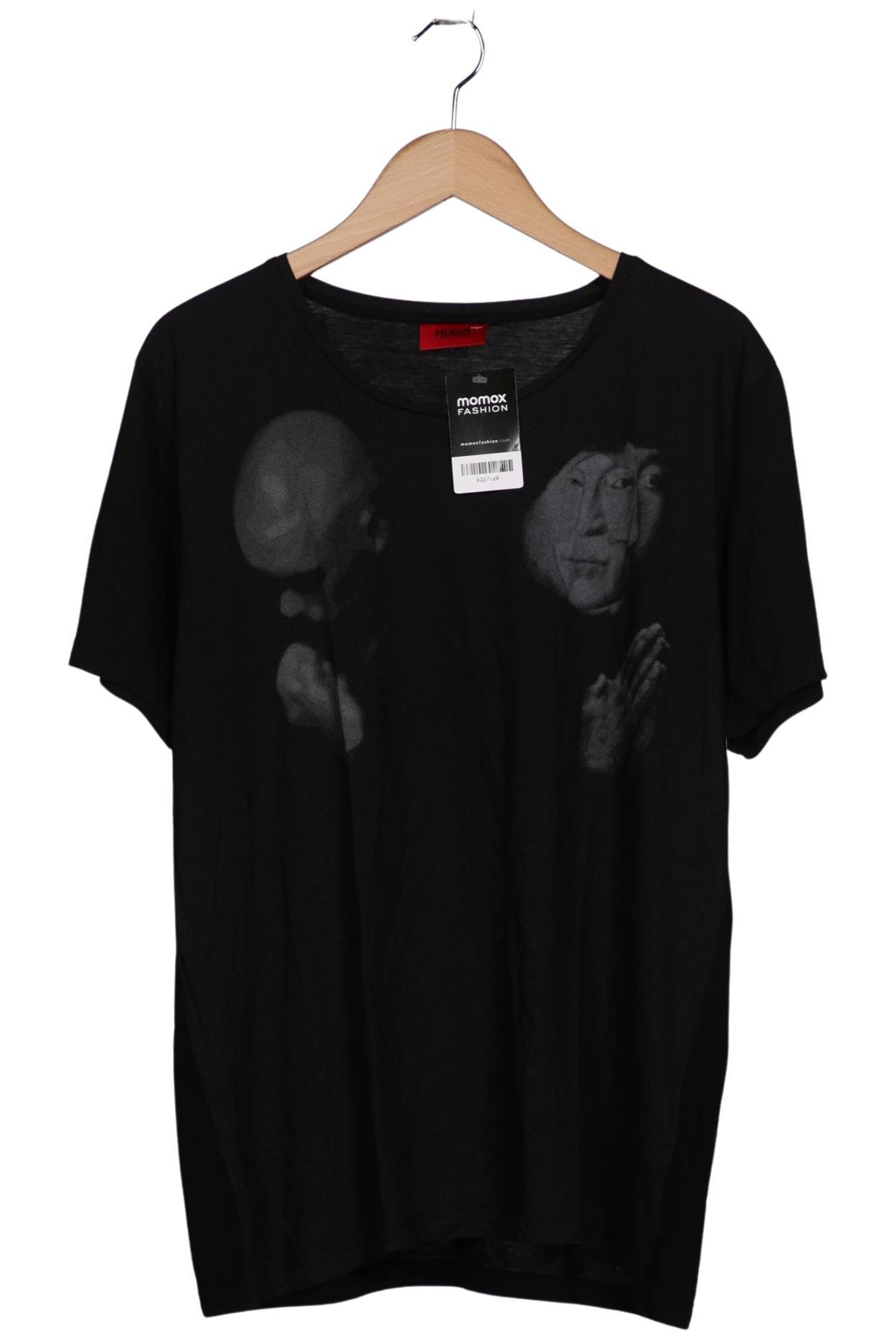 HUGO Shirt in XL in Black: front