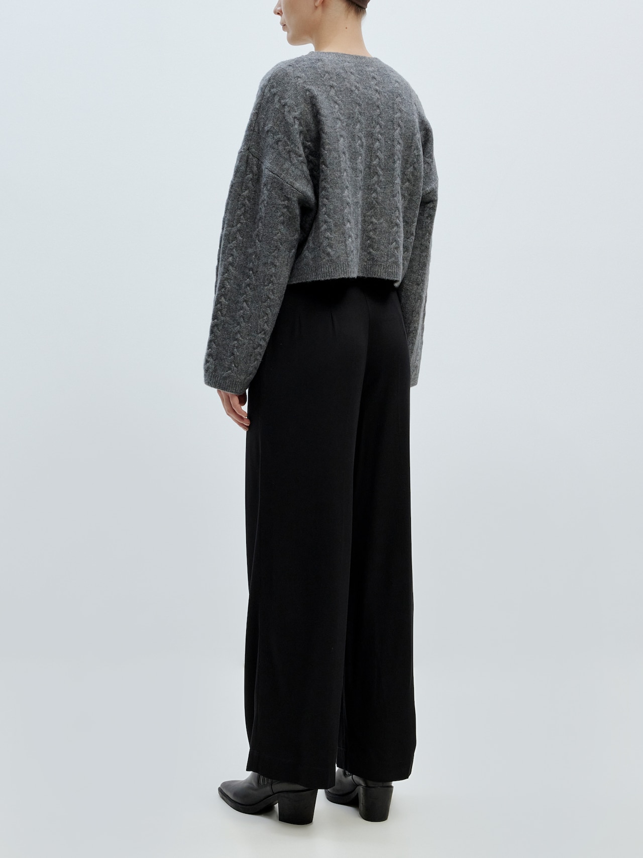 EDITED Produkte Pullover 'Yella' graumeliert