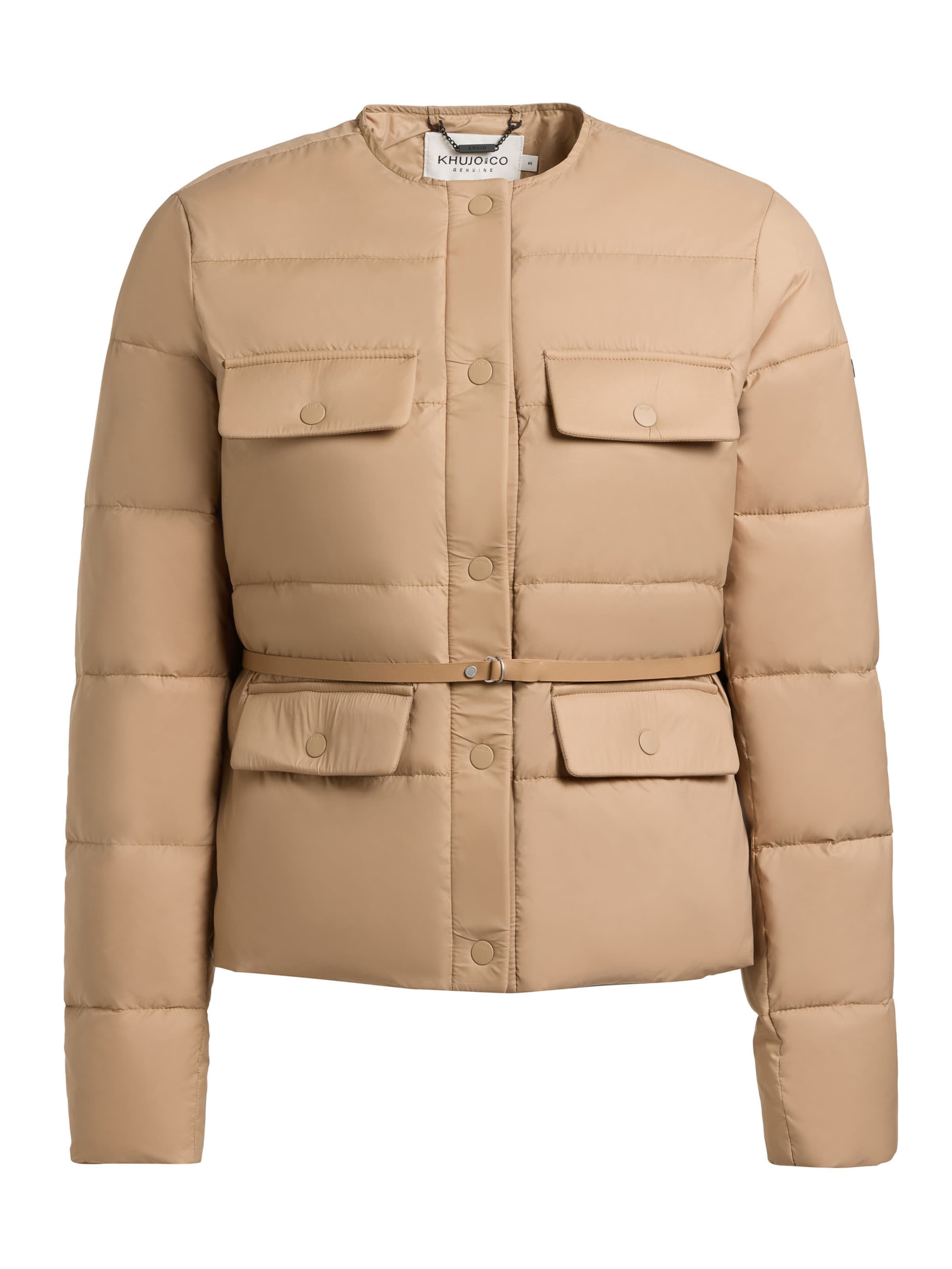 khujo - Chaqueta de entretiempo 'Cinnia' en marrón: frente