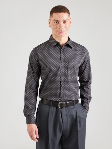 s.Oliver Regular fit Overhemd in Zwart: voorkant