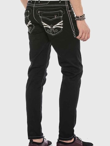 Coupe slim Jean CIPO & BAXX en noir