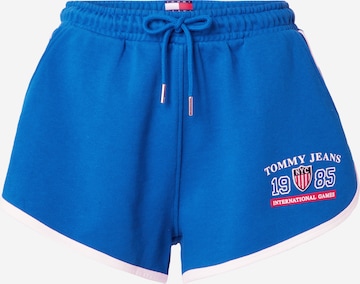 Tommy Jeans Regular Housut 'ARCHIVE GAMES' värissä sininen: edessä