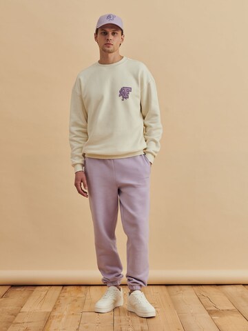 DAN FOX APPAREL Tapered Pants 'Constantin' in Purple
