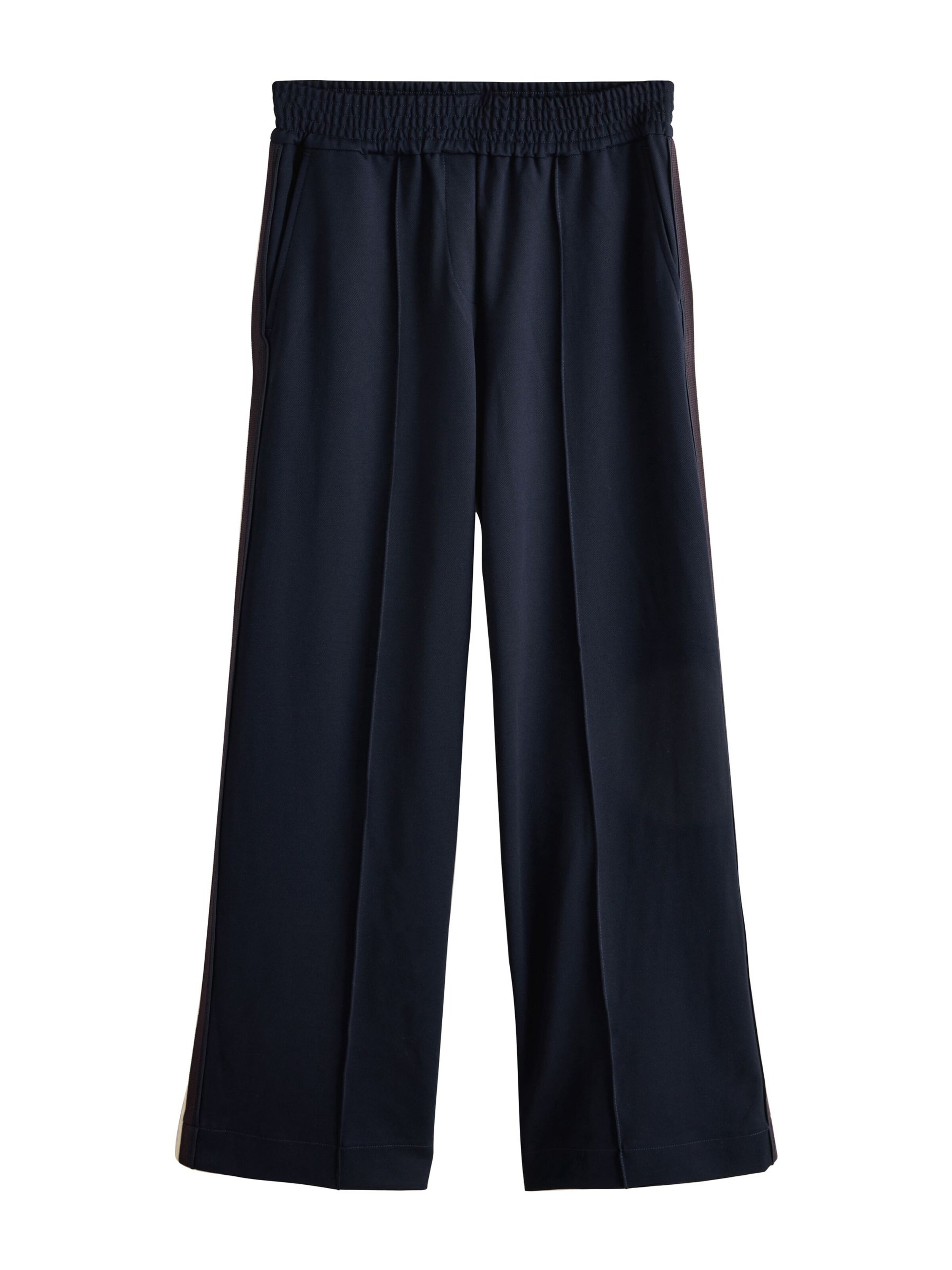 Next Pantalon en 36/Courte en beige clair / bleu marine / brun foncé, Vue avec produit