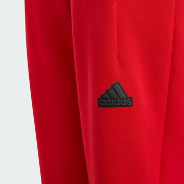ADIDAS PERFORMANCE Regular Workout Pants 'Z.N.E.' in Red