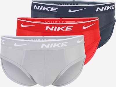 NIKE Underwear Slip veličine XS u morsko plava / svijetlosiva / crvena / bijela, Pregled proizvoda