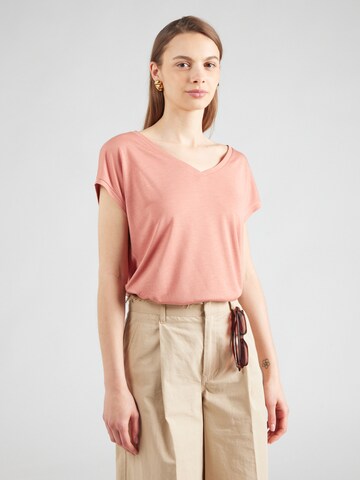 QS Shirt in Oranje: voorkant