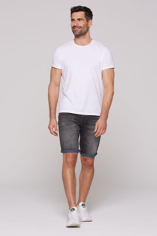 CAMP DAVID Slimfit Jeans Shorts RO:BI Slim Fit in Schwarz