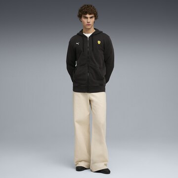 PUMA Sportsweatjacke 'Scuderia Ferrari' in Schwarz