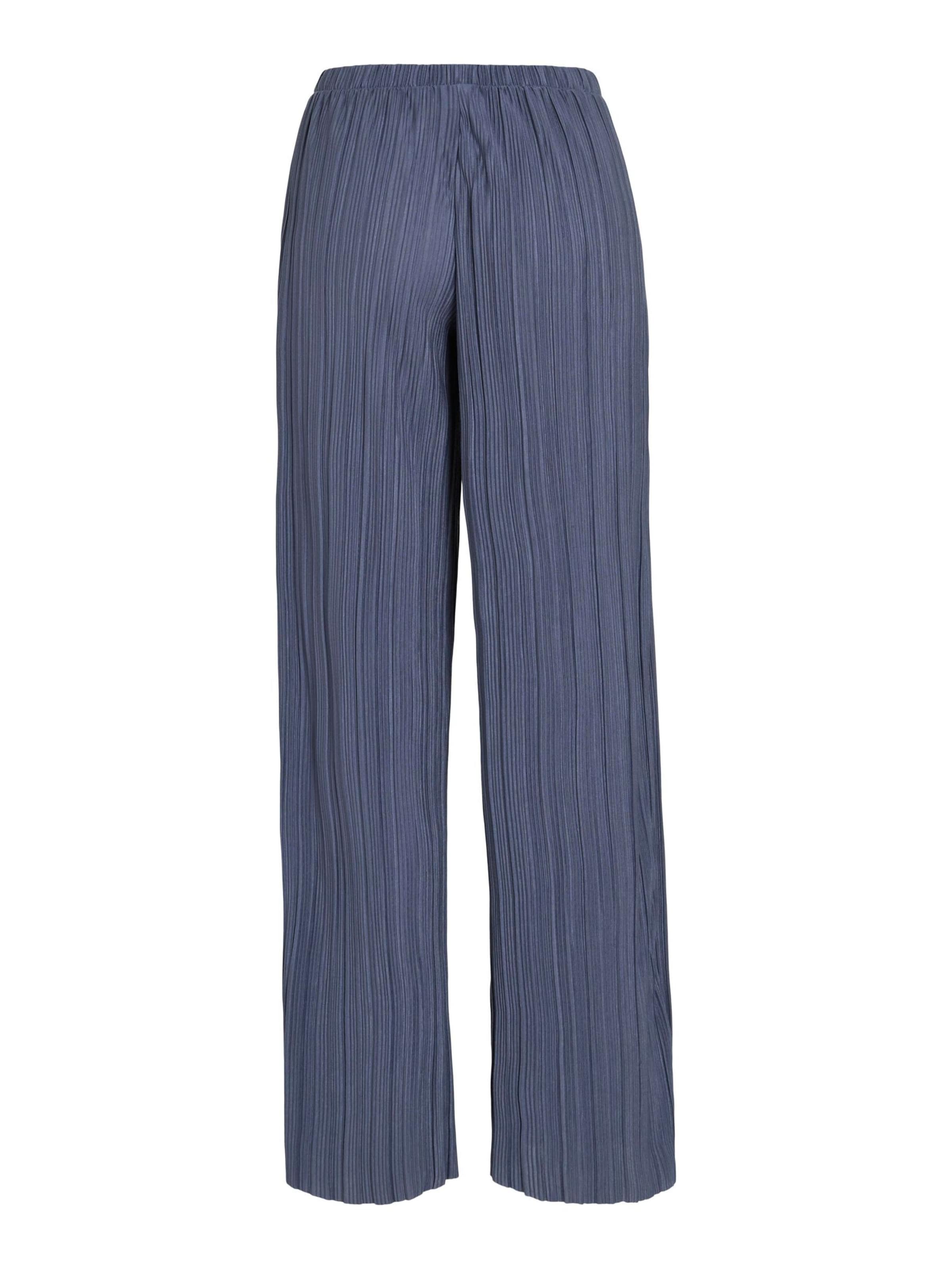 VILA Wide Leg Hose 'VIPLISA' in Blau