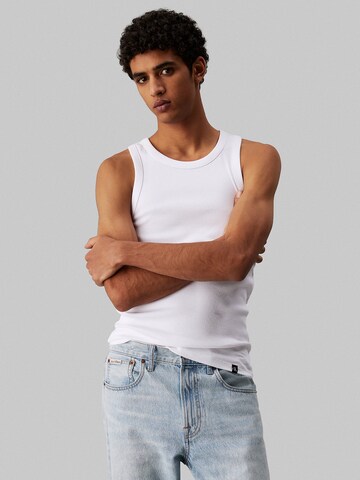 Calvin Klein Jeans Shirt in White: front